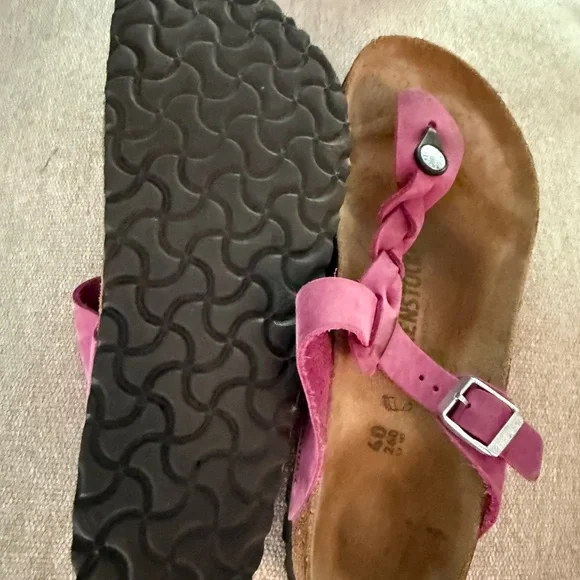 Birkenstock Pink Braided Sandals - Picture 5 of 6